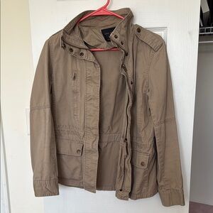 Womens Tan Utility Jacket